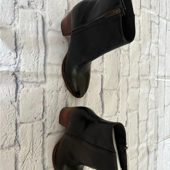 Thursday Boot Company Black Leather Heeled Boots - Picture 4 of 10